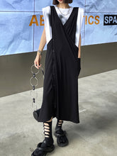 Summer Loose Solid Straight Vest Dress